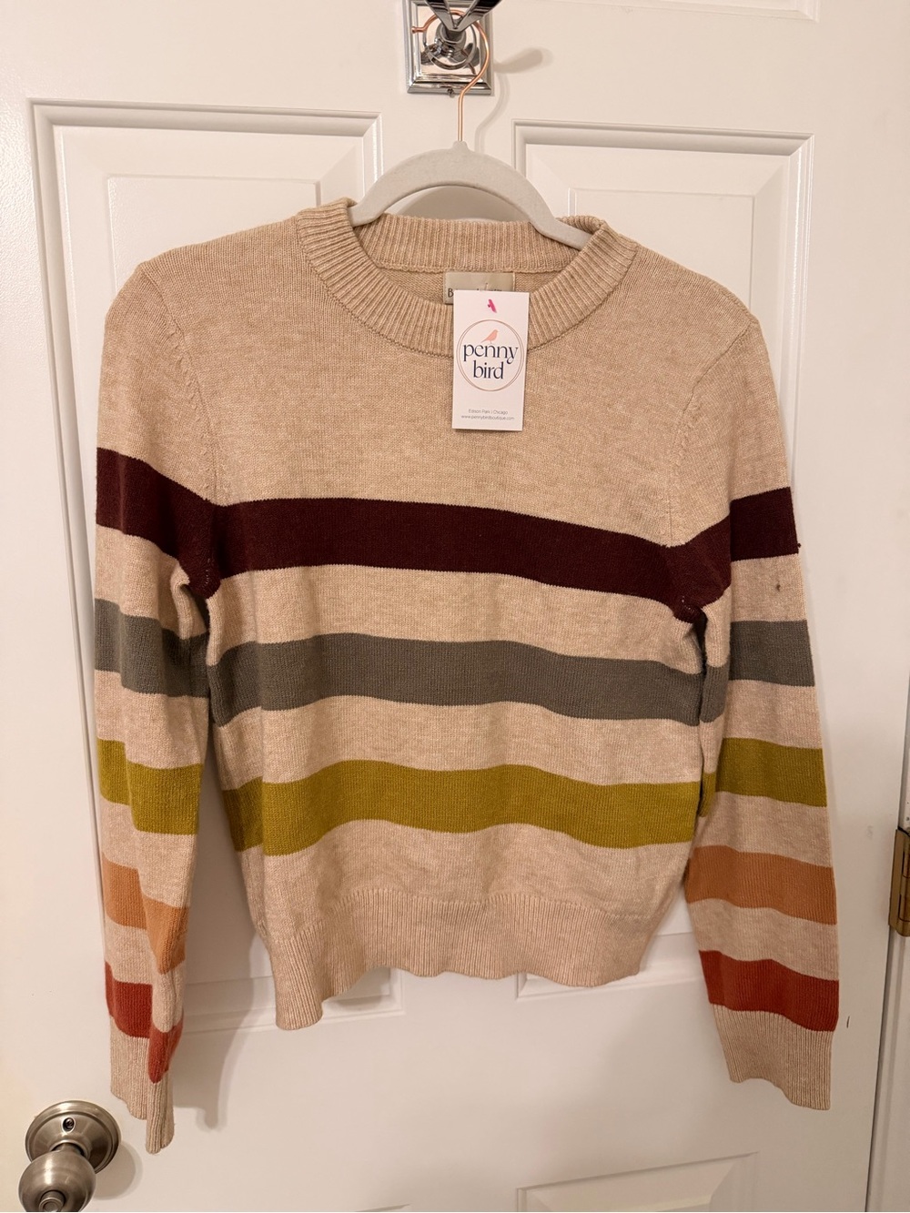 NWT Crewneck Striped Sweater